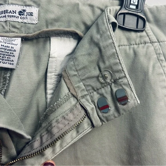 Caribbean Joe Wide Leg Pants Women Size 8 Green Sage - Picture 6 of 10